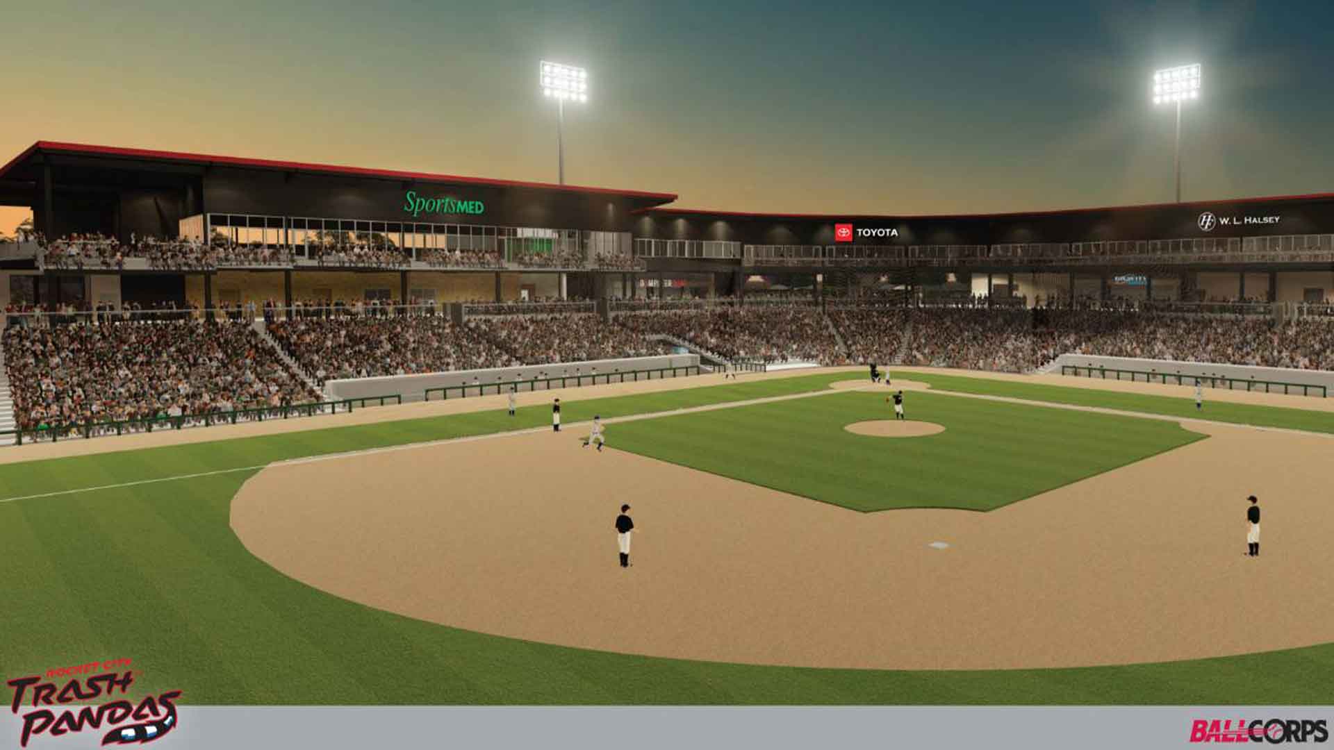 Rocket City Trash Pandas Toyota Field ASmartPlace